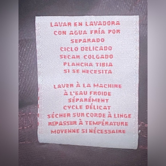 Ruby Rd Metallic Cranberry Red, Button Front, Drawstring Waist Jacket..EC Sz 16W - Picture 12 of 14
